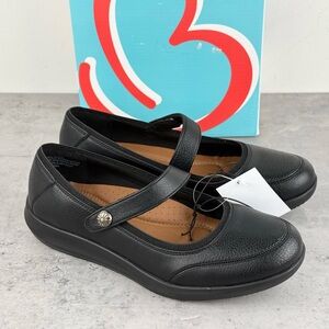 Baretraps Womens Size 7 Black Jurnee Faux Leather Shoes New In Box